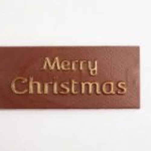 Tableta de Chocolate con leche  "Merry Xmas"