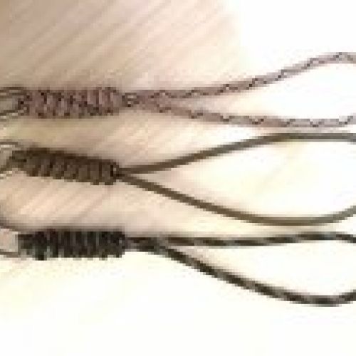Llavero corto NATURE cordón con herradura