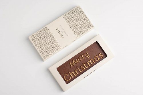 Tableta de Chocolate con leche  "Merry Xmas"